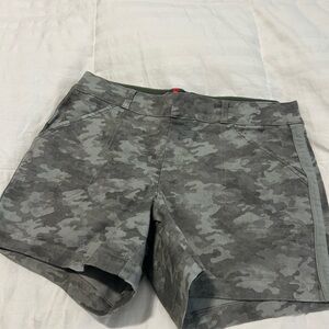 SPANX Gray Camo Shorts